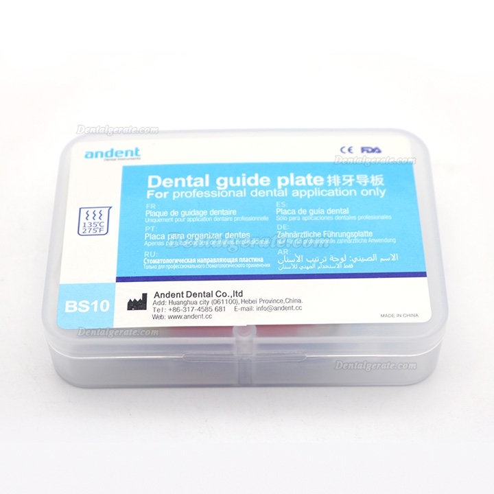 Dental Guide Template Plate For Complete Denture False Teeth Arrangement